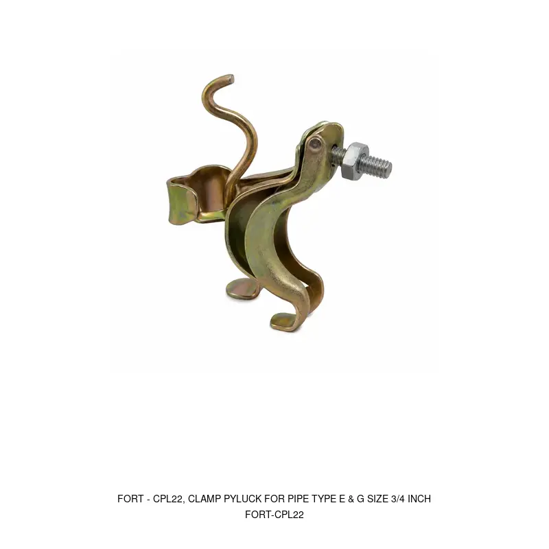 Fort CPL22, CLAMP PYLUCK FOR PIPE TYPE E & G SIZE 3/4 INCH