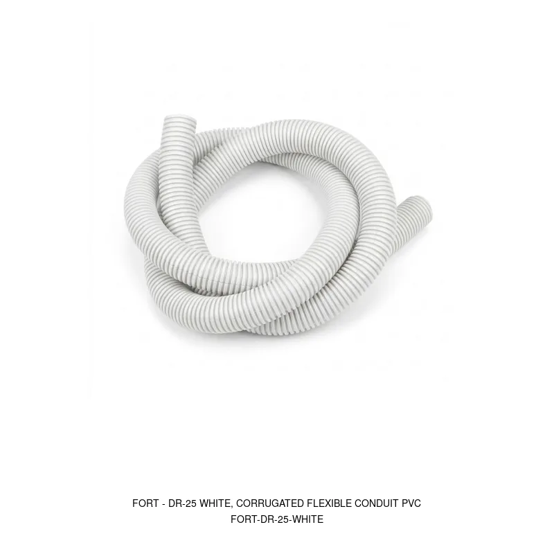 Fort DR-25 WHITE, CORRUGATED FLEXIBLE CONDUIT PVC