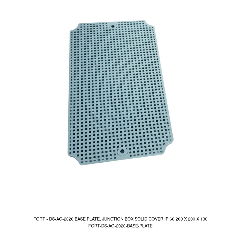 Fort DS-AG-2020 BASE PLATE, JUNCTION BOX SOLID COVER IP 66 200 X 200 X 130