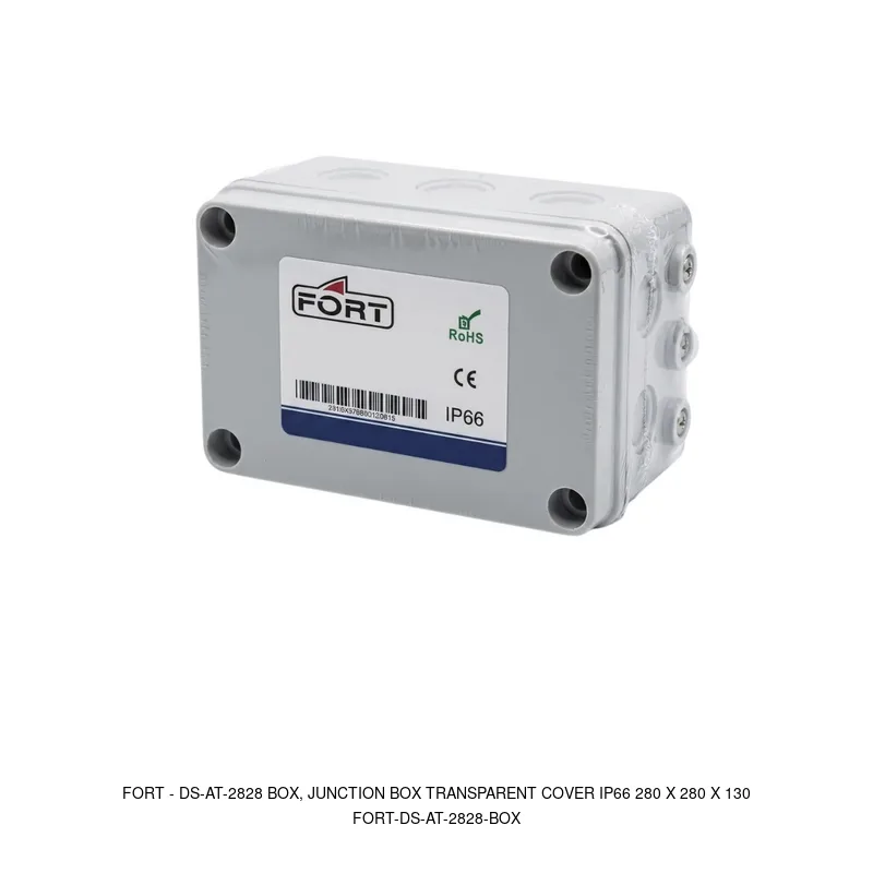 Fort DS-AT-2828 BOX, JUNCTION BOX TRANSPARENT COVER IP66 280 X 280 X 130