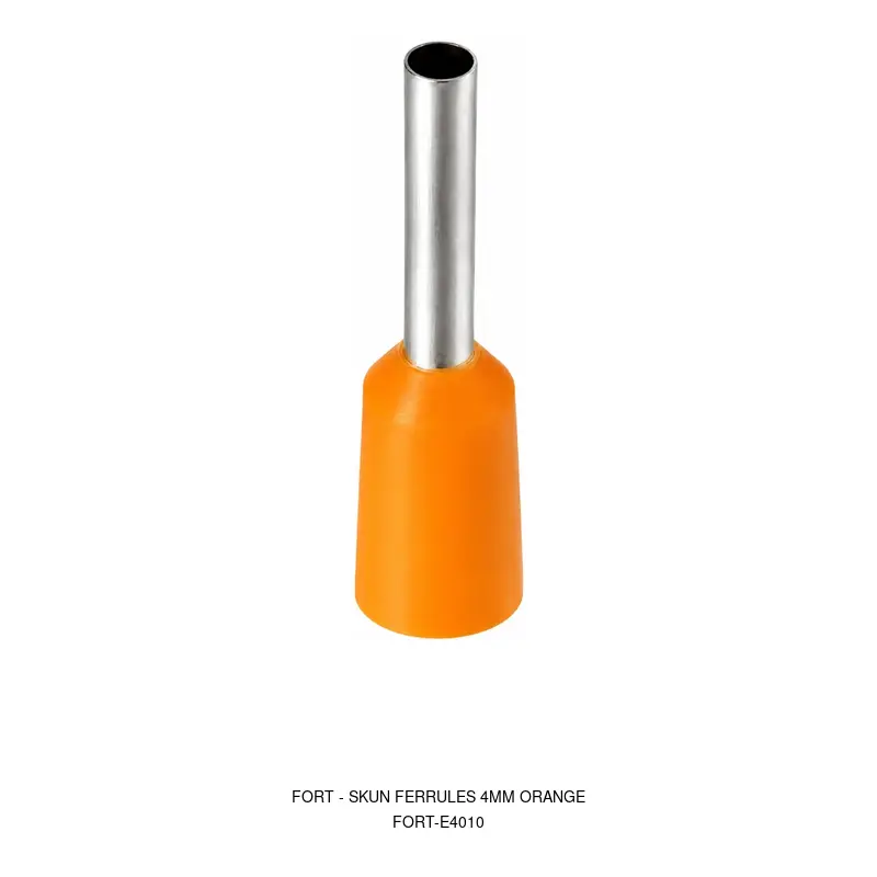 Fort Skun Ferrules 4mm Orange