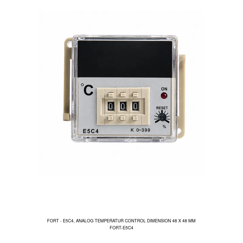 Fort E5C4, ANALOG TEMPERATUR CONTROL DIMENSION 48 X 48 MM