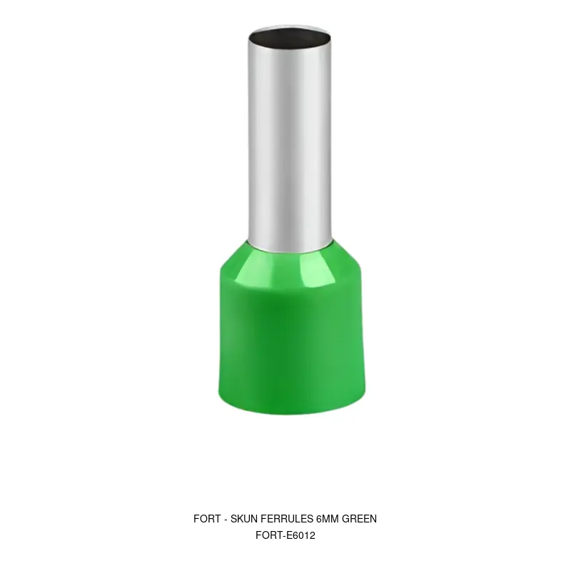 Fort Skun Ferrules 6mm Green