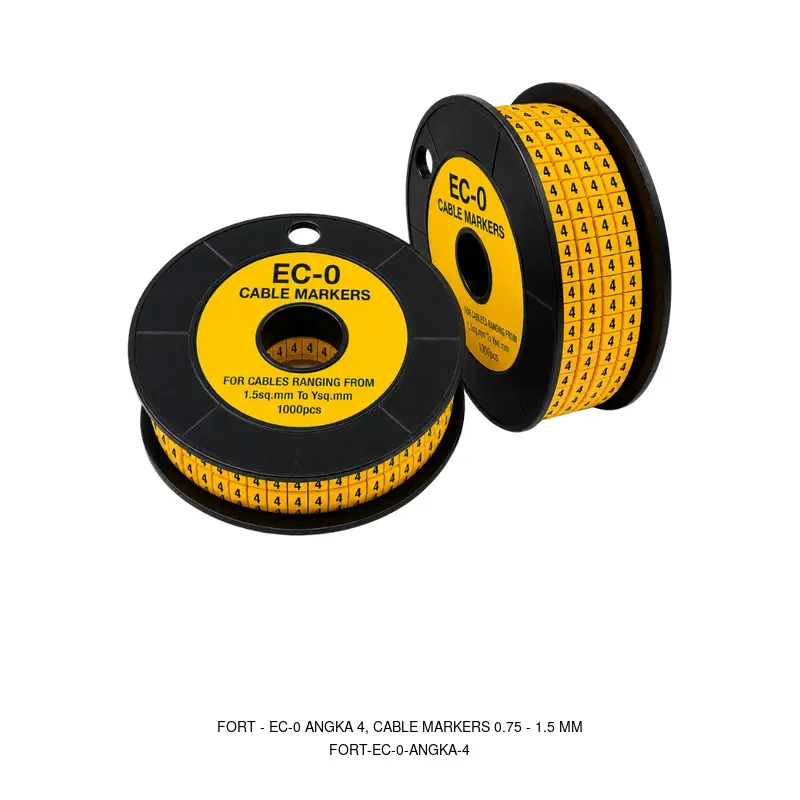 Fort EC-0 ANGKA 4, CABLE MARKERS 0.75 - 1.5 MM