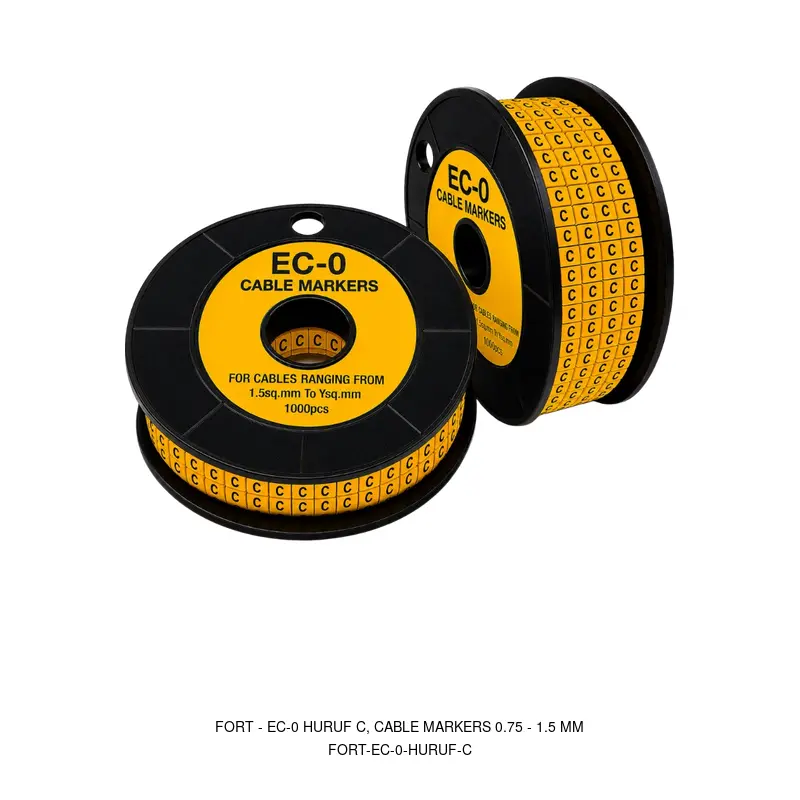 Fort EC-0 HURUF C, CABLE MARKERS 0.75 - 1.5 MM