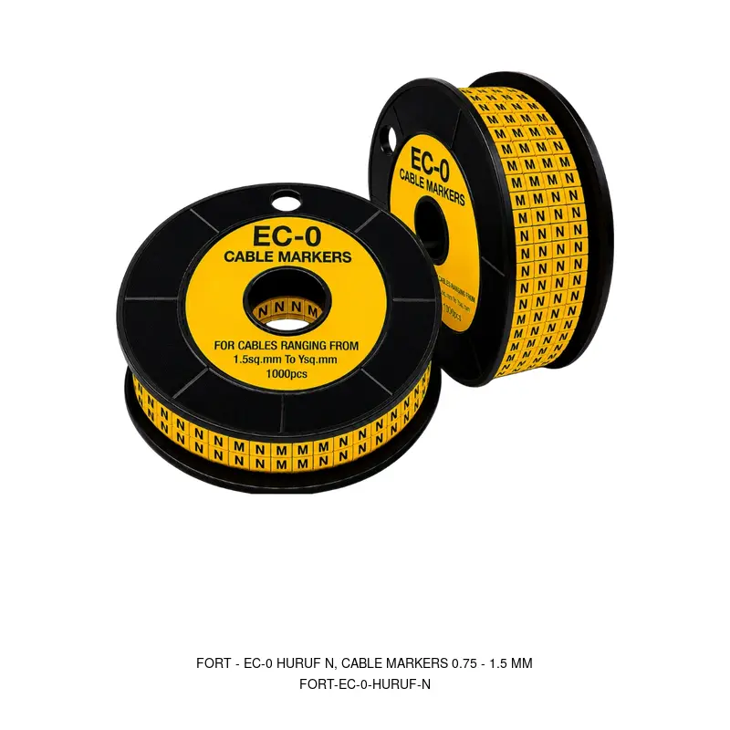 Fort EC-0 HURUF N, CABLE MARKERS 0.75 - 1.5 MM