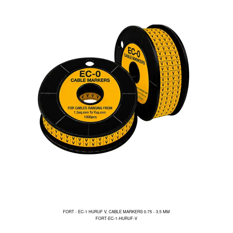 Fort EC-1 HURUF V, CABLE MARKERS 0.75 - 3.5 MM