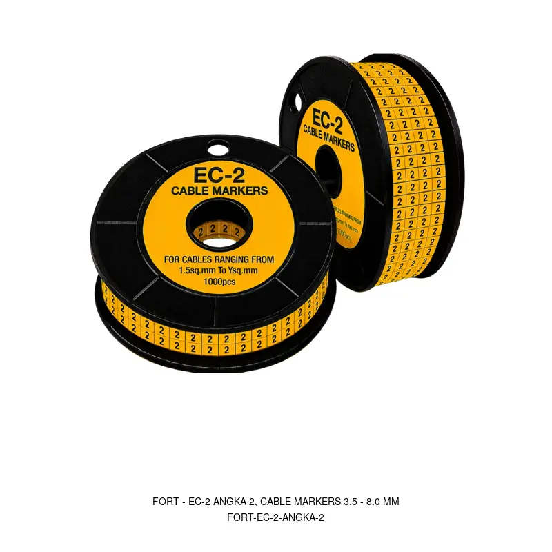 Fort EC-2 ANGKA 2, CABLE MARKERS 3.5 - 8.0 MM