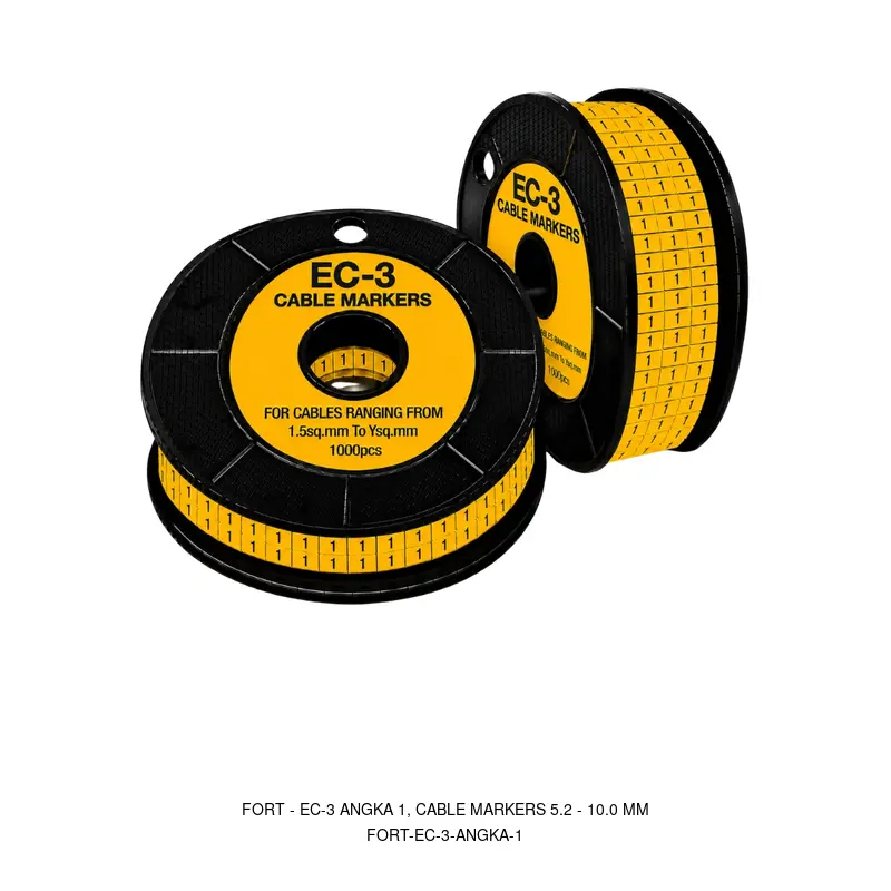 Fort EC-3 ANGKA 1, CABLE MARKERS 5.2 - 10.0 MM