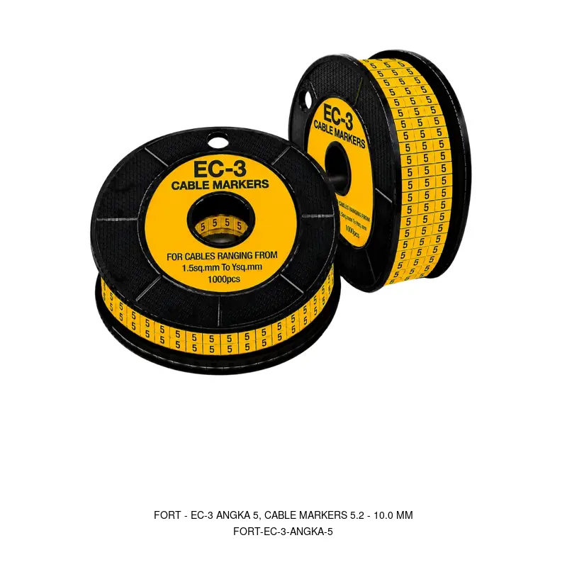 Fort EC-3 ANGKA 5, CABLE MARKERS 5.2 - 10.0 MM