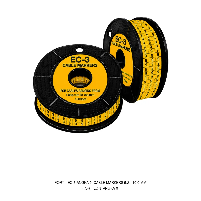 Fort EC-3 ANGKA 9, CABLE MARKERS 5.2 - 10.0 MM