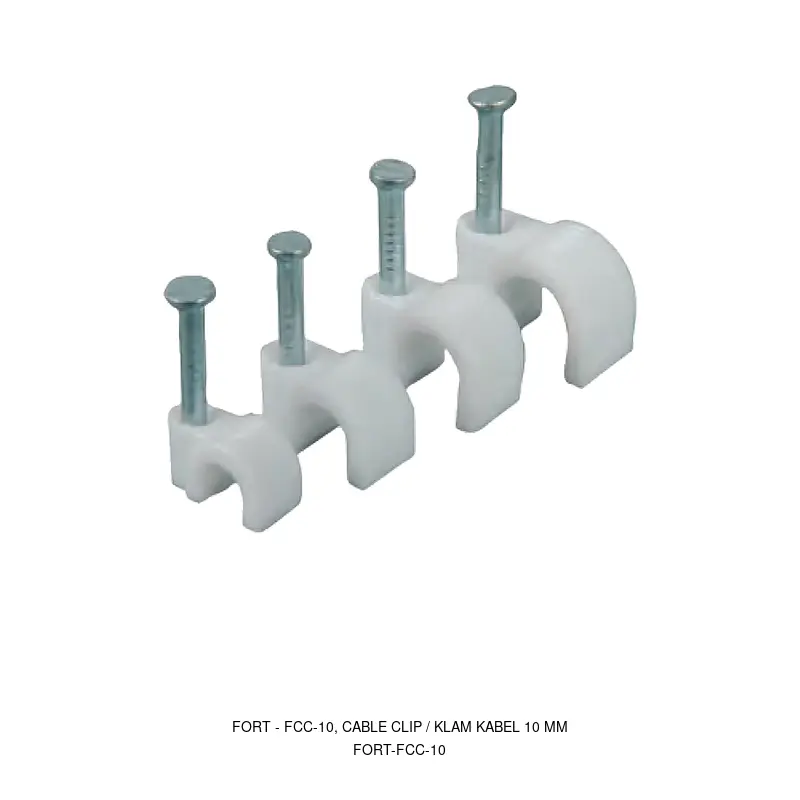 Fort FCC-10, CABLE CLIP / KLAM KABEL 10 MM