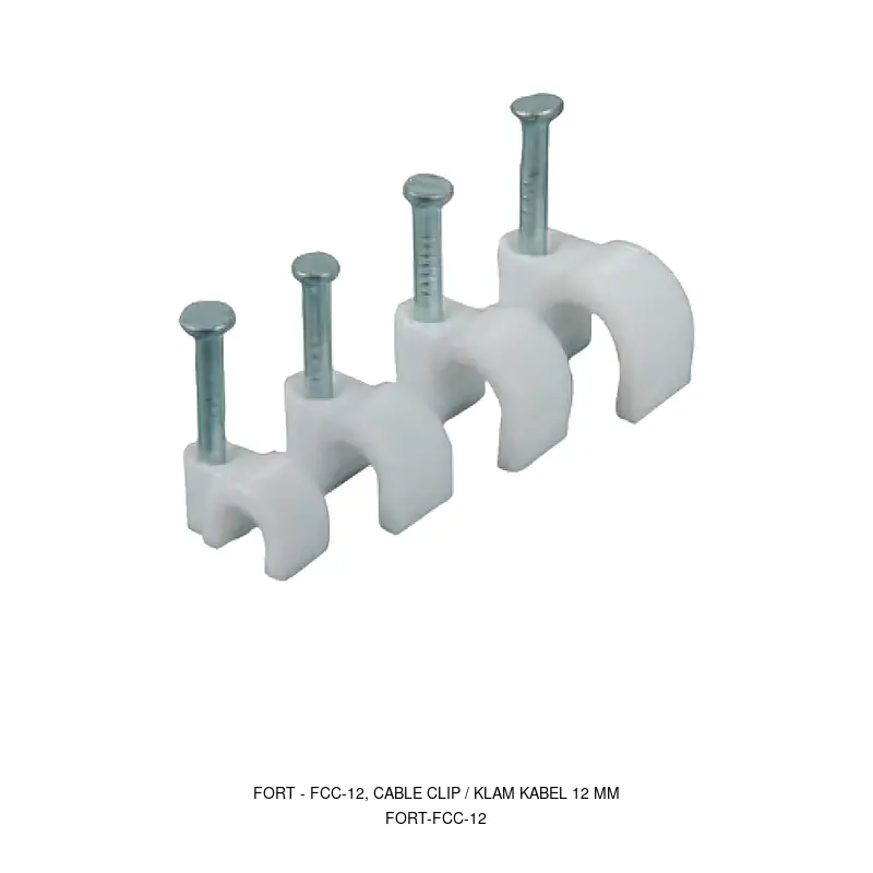 Fort FCC-12, CABLE CLIP / KLAM KABEL 12 MM