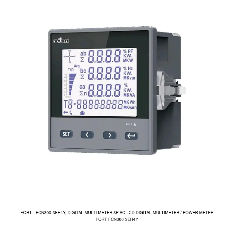 Fort FCN300-3EH4Y, DIGITAL MULTI METER 3P AC LCD DIGITAL MULTIMETER / POWER METER
