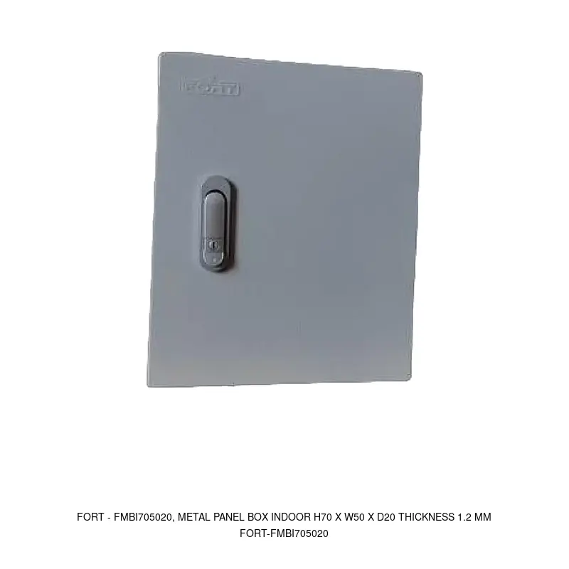 Fort FMBI705020, METAL PANEL BOX INDOOR H70 X W50 X D20 THICKNESS 1.2 MM