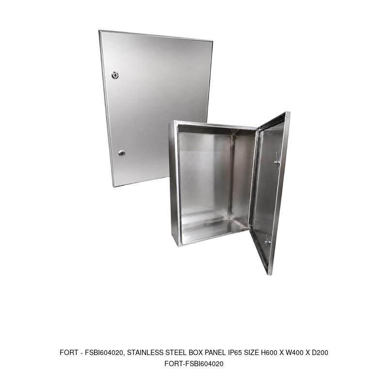 Fort FSBI604020, STAINLESS STEEL BOX PANEL IP65 SIZE H600 X W400 X D200