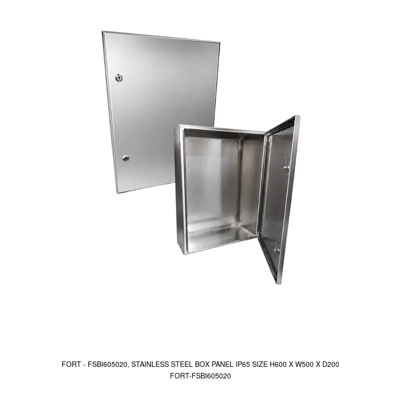 Fort FSBI605020, STAINLESS STEEL BOX PANEL IP65 SIZE H600 X W500 X D200