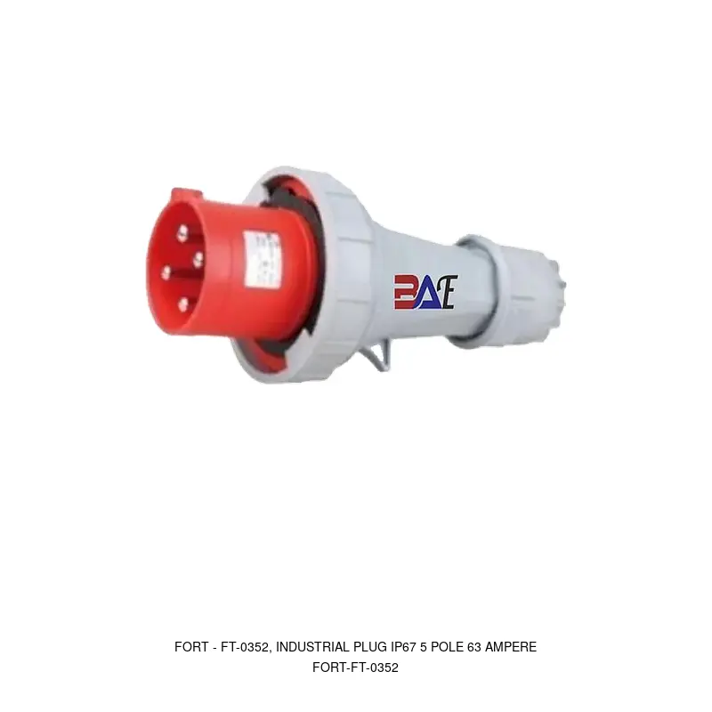 Fort FT-0352, INDUSTRIAL PLUG IP67 5 POLE 63 AMPERE