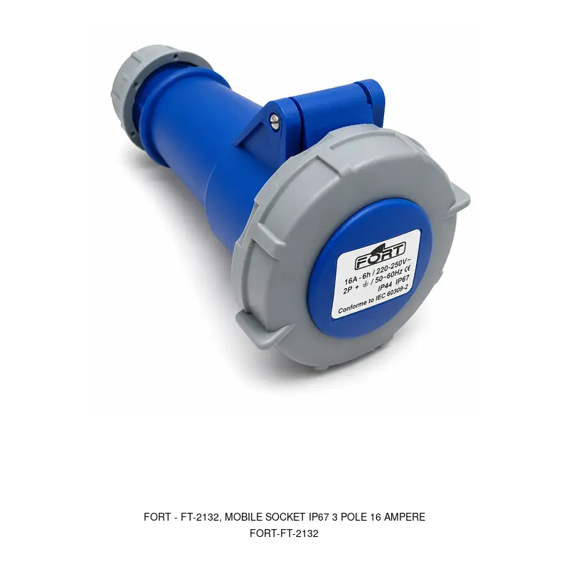 Fort FT-2132, MOBILE SOCKET IP67 3 POLE 16 AMPERE