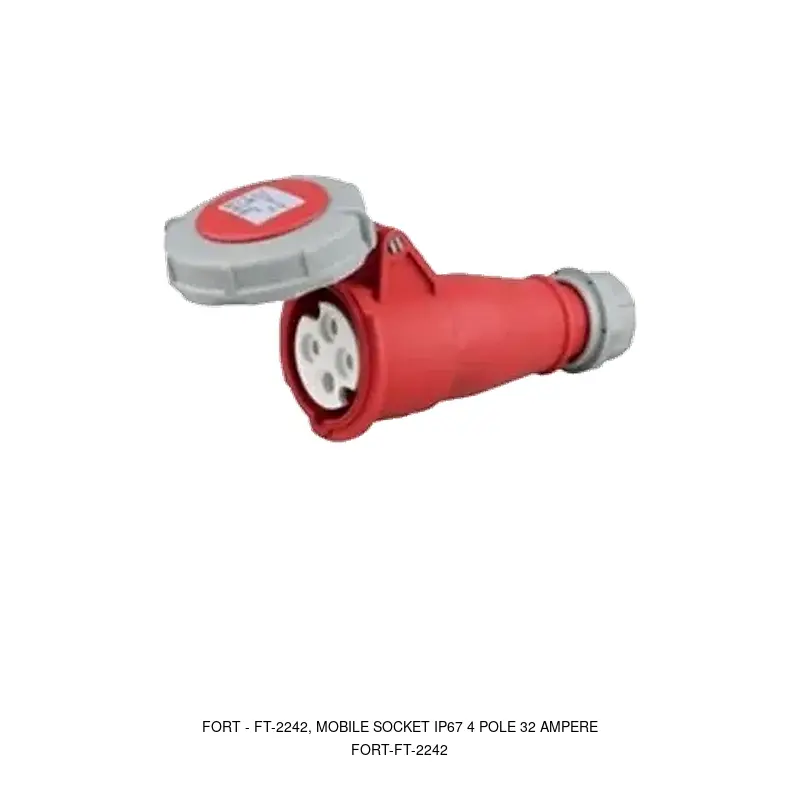 Fort FT-2242, MOBILE SOCKET IP67 4 POLE 32 AMPERE