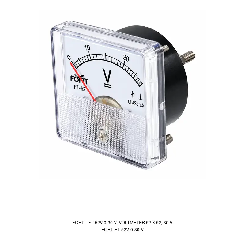 Fort FT-52V 0-30 V, VOLTMETER 52 X 52, 30 V