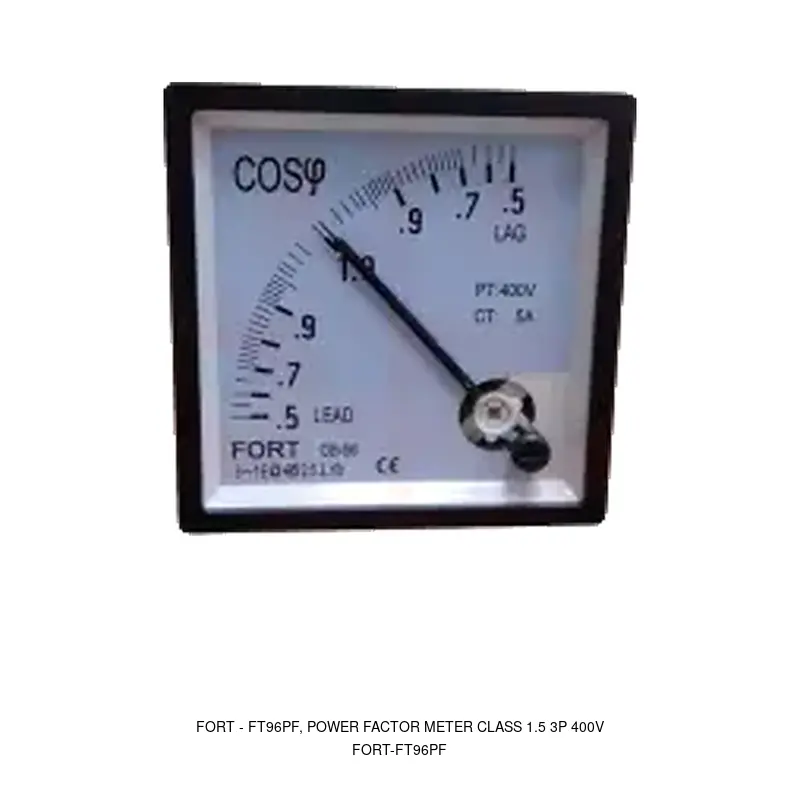 Fort FT96PF, Power Factor Meter Class 1.5 3P 400V
