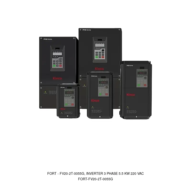 Fort FV20-2T-0055G, INVERTER 3 PHASE 5.5 KW 220 VAC