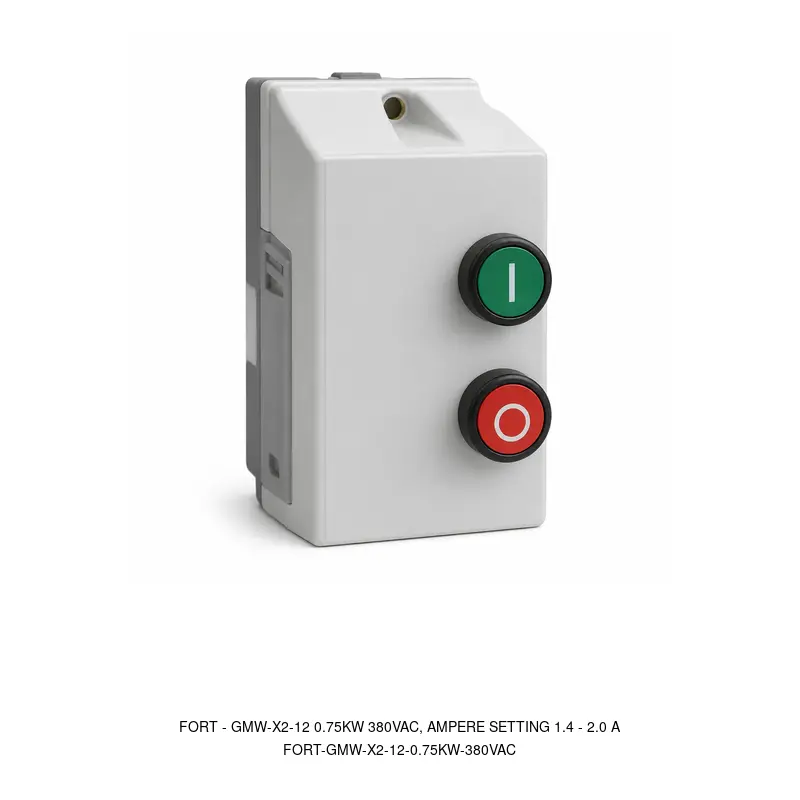 Fort GMW-X2-12 0.75KW 380VAC, AMPERE SETTING 1.4 - 2.0 A