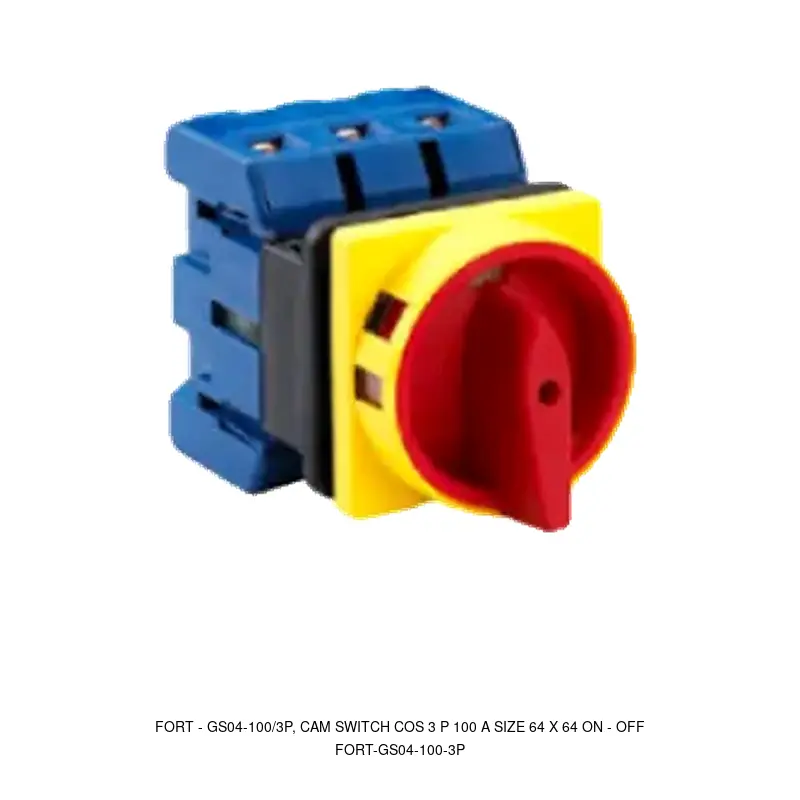 Fort GS04-100/3P, CAM SWITCH COS 3 P 100 A SIZE 64 X 64 ON - OFF