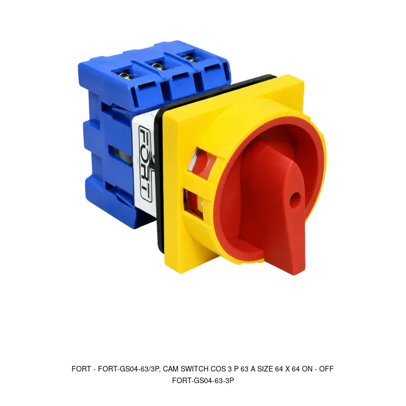 Fort FORT-GS04-63/3P, CAM SWITCH COS 3 P 63 A SIZE 64 X 64 ON - OFF