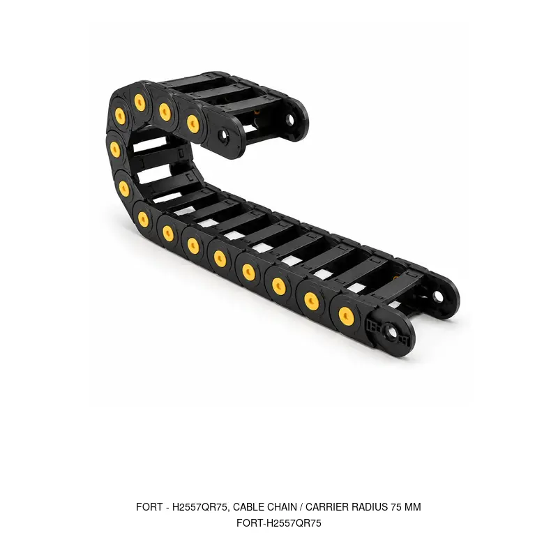 Fort H2557QR75, CABLE CHAIN / CARRIER RADIUS 75 MM