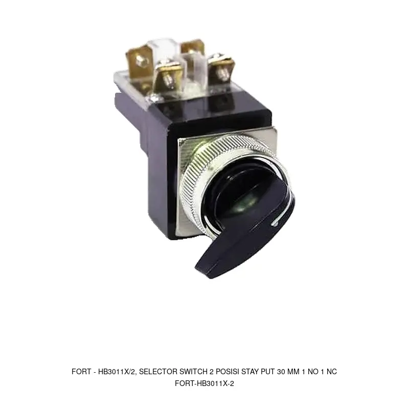 Fort HB3011X/2, Selector Switch 2 Posisi Stay Put 30 MM 1 NO 1 NC