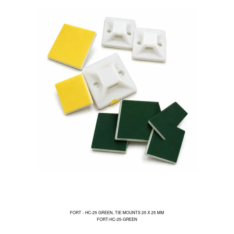 Fort HC-25 GREEN, TIE MOUNTS 25 X 25 MM