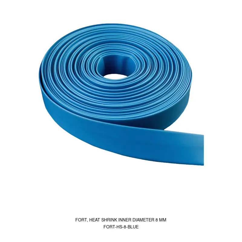 Fort FORT-HS-8-BLUE, HEAT SHRINK INNER DIAMETER 8 MM