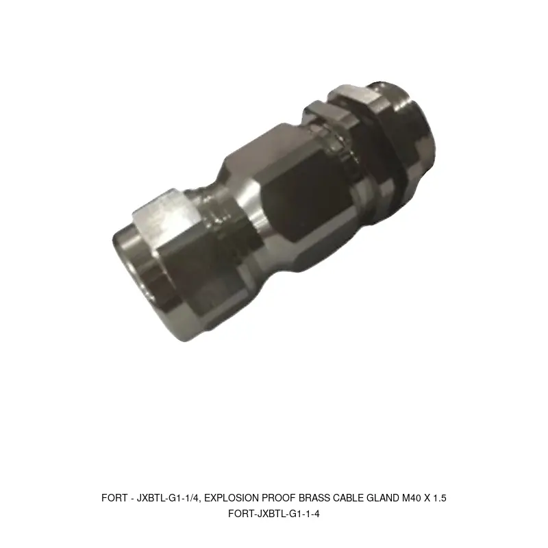 Fort JXBTL-G1-1/4, EXPLOSION PROOF BRASS CABLE GLAND M40 X 1.5
