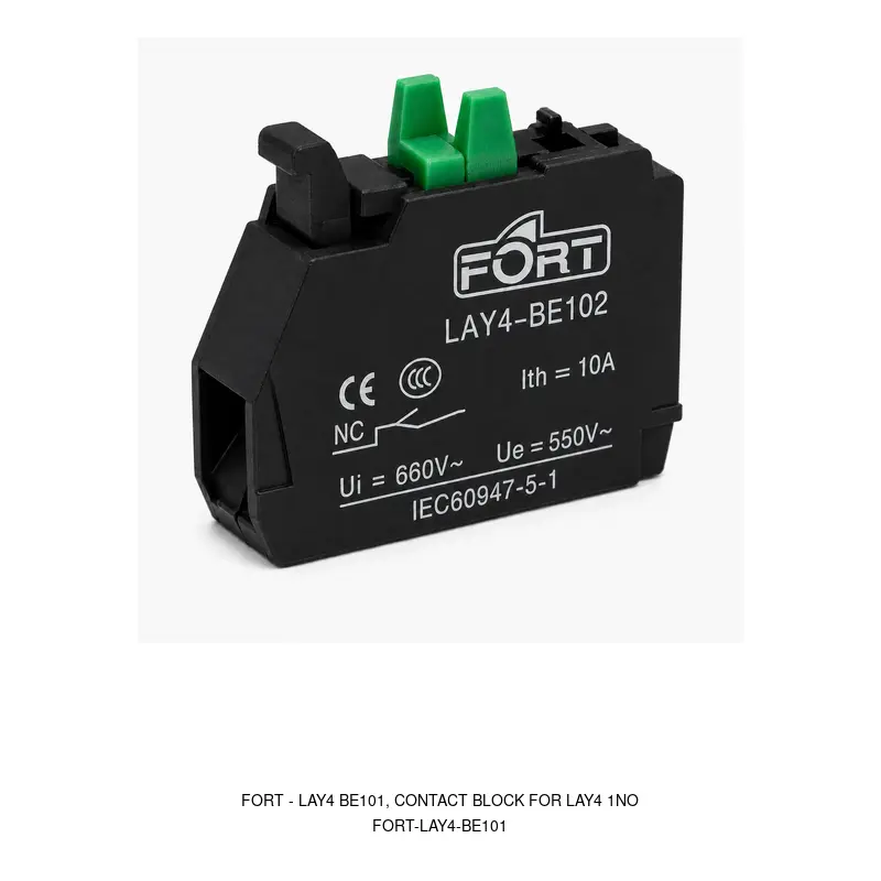 Fort LAY4 BE101, Contact Block for LAY4 1NO