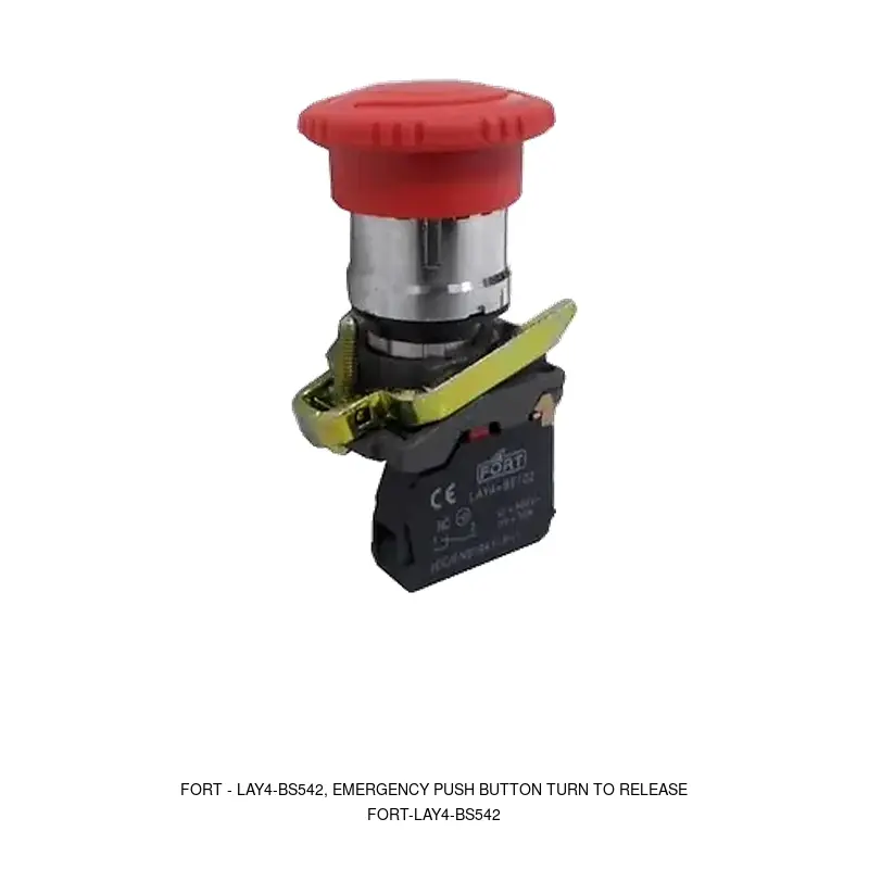 Fort LAY4-BS542, Emergency Push Button Turn To Release