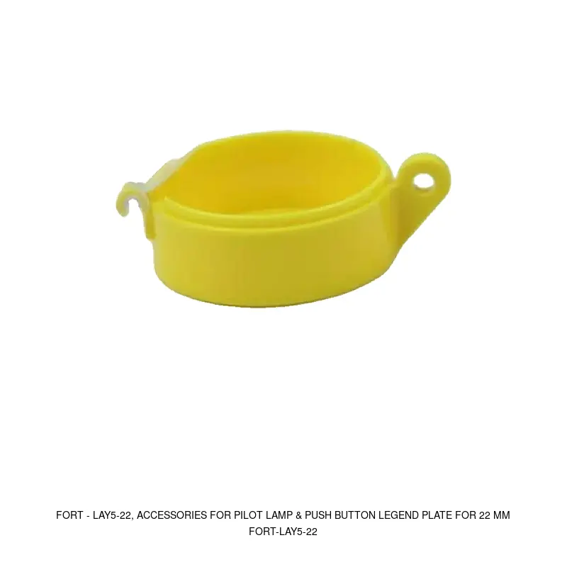 Fort LAY5-22, ACCESSORIES FOR PILOT LAMP & PUSH BUTTON LEGEND PLATE FOR 22 MM