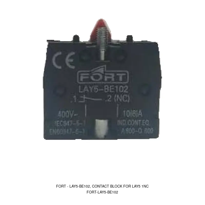 Fort LAY5-BE102, CONTACT BLOCK FOR LAY5 1NC