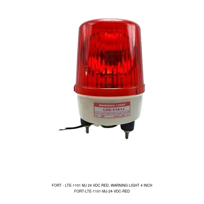 Fort LTE-1101 MJ 24 VDC RED, WARNING LIGHT 4 INCH