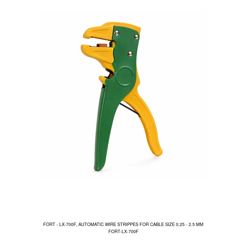 Fort LX-700F, AUTOMATIC WIRE STRIPPES FOR CABLE SIZE 0.25 - 2.5 MM