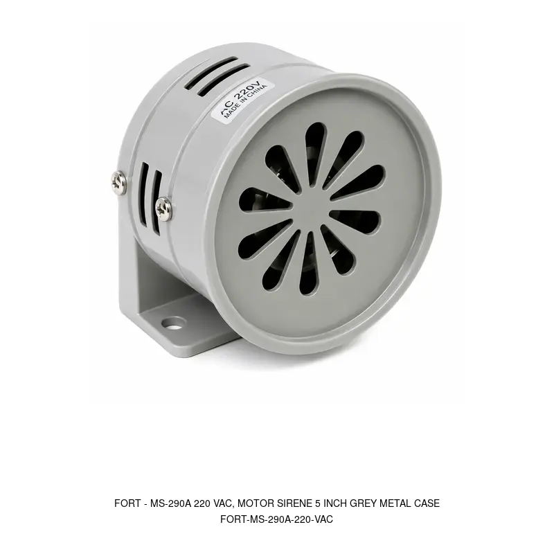 Fort MS-290A 220 VAC, MOTOR SIRENE 5 INCH GREY METAL CASE