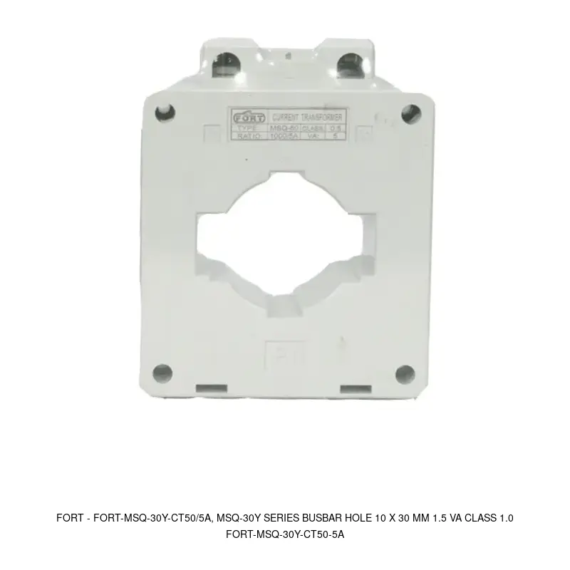 Fort FORT-MSQ-30Y-CT50/5A, MSQ-30Y SERIES BUSBAR HOLE 10 X 30 MM 1.5 VA CLASS 1.0