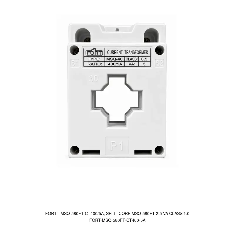 Fort MSQ-580FT CT400/5A, SPLIT CORE MSQ-580FT 2.5 VA CLASS 1.0
