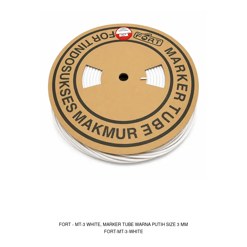 Fort MT-3 WHITE, MARKER TUBE WARNA PUTIH SIZE 3 MM