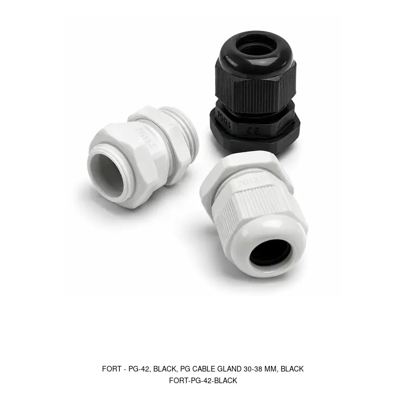 Fort PG-42, Black, PG Cable Gland 30-38 mm, Black