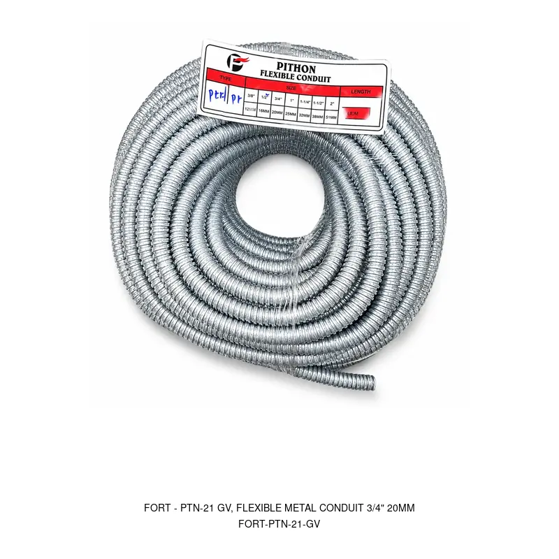 Fort PTN-21 GV, FLEXIBLE METAL CONDUIT 3/4" 20MM