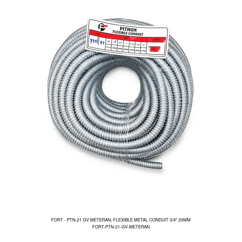 Fort PTN-21 GV METERAN, FLEXIBLE METAL CONDUIT 3/4" 20MM