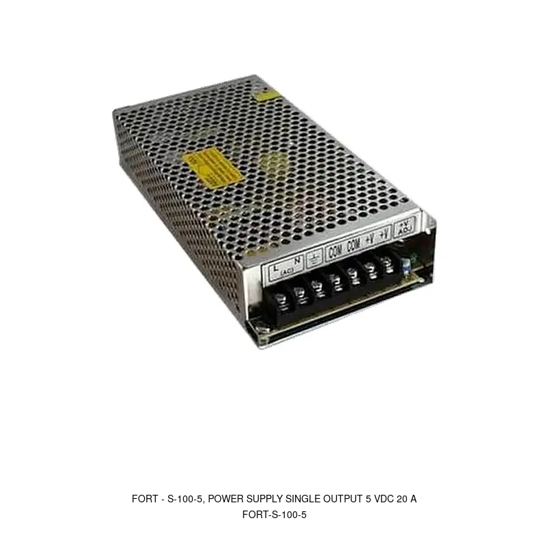 Fort S-100-5, POWER SUPPLY SINGLE OUTPUT 5 VDC 20 A