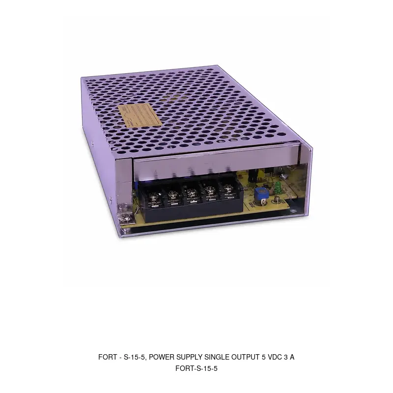 Fort S-15-5, POWER SUPPLY SINGLE OUTPUT 5 VDC 3 A